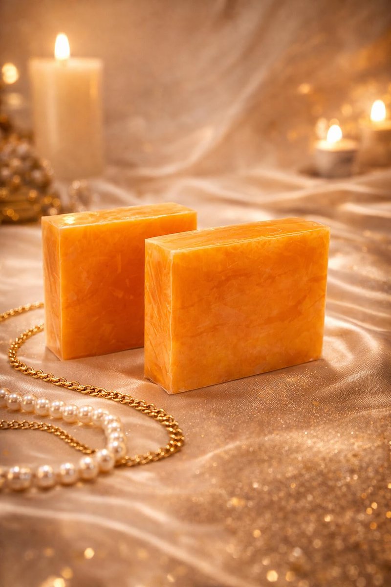 MAEMacro Turmeric & Kojic Acid Soap Bar with Vitamin C, Retinol, Collagen, Hyaluronic Acid, and Vitamin E – Dark Spot Corrector & Skin Tone Enhancer (2 Bars) - görsel 7