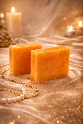 MAEMacro Turmeric & Kojic Acid Soap Bar with Vitamin C, Retinol, Collagen, Hyaluronic Acid, and Vitamin E – Dark Spot Corrector & Skin Tone Enhancer (2 Bars) - görsel 8