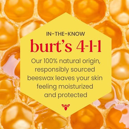 Burt's Bees Lip Tint Balm, Red Dahlia - Long Lasting 2 in 1 Tinted Lip Balm with Shea Butter for Natural Buildable Color