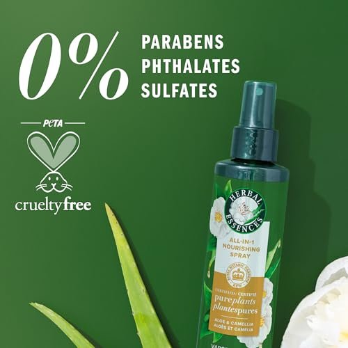 Herbal Essences All-in-1 Nourishing Spray with Aloe and Camellia Flower Oil, 6 fl oz - görsel 6