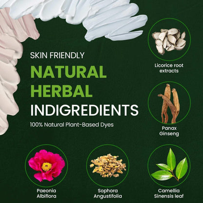 Herb Speedy Herb For Men Mustache & Beard Dye (Natural Black, 3 Pack) - PPD-Free, Ammonia-Free, Vegan & Gentle for Sensitive Skin Avelisse