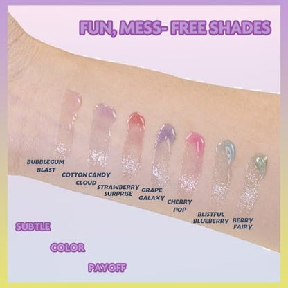 Townley Girl Encanto 7-Piece Kids Lip Gloss Set - Vegan Makeup for Ages 3+