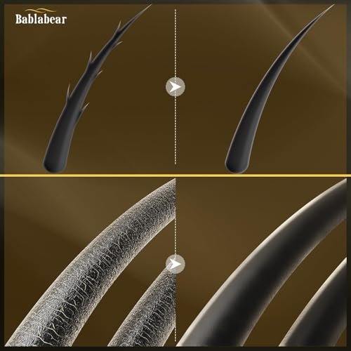 Bablabear Hair Mask for Damaged Hair - Deep Conditioner for Color Treated, Dry, Frizzy, Curly Hair - Moisturizing & Shine-Enhancing Hair Treatment - 500ml - görsel 10