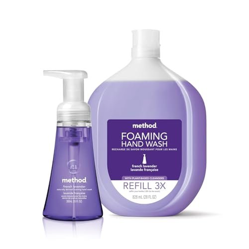 Method Foaming Hand Soap, Green Tea + Aloe, 10 Ounce (Pack of 3) – Gentle & Refreshing Hand Wash Avelisse