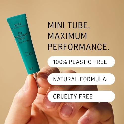AKT Mini Deodorant Balms Discovery Set - 5 Natural Cream Deodorants for Men and Women, Aluminum-Free, Plastic-Free, Award-Winning Avelisse