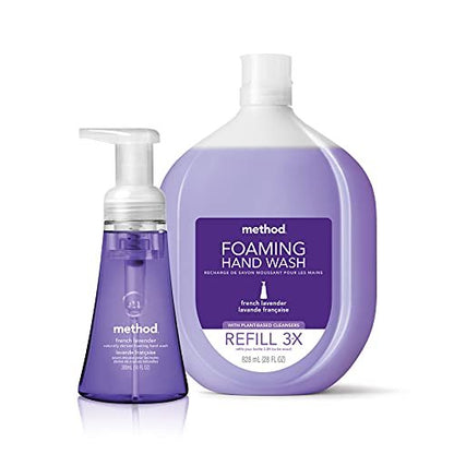 Method Foaming Hand Soap, French Lavender, 10 Ounce (Pack of 3) Avelisse