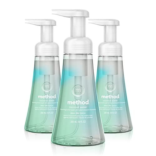 Method Foaming Hand Wash, Coconut Water, 10 Ounce (Pack of 3) - Gentle & Effective Clean - görsel 2
