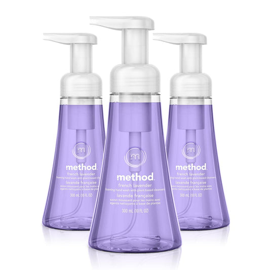 Method Foaming Hand Soap, French Lavender, 10 Ounce (Pack of 3) Avelisse