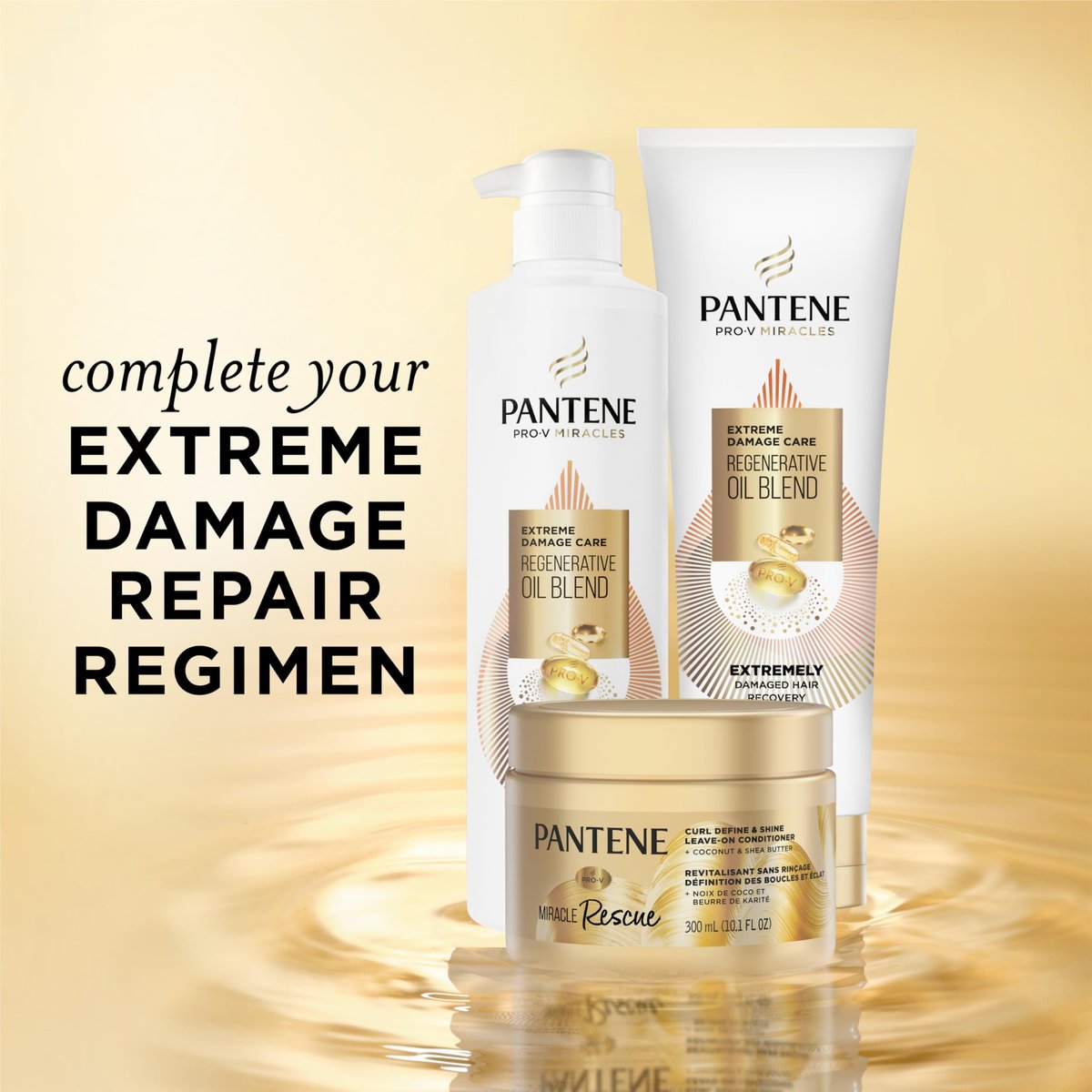 Pantene Miracle Rescue Curl Define & Shine Leave-On Conditioner, 10.1 fl oz – Hydrating & Frizz Control for Curly Hair Avelisse