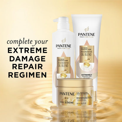 Pantene Miracle Rescue Curl Define & Shine Leave-On Conditioner, 10.1 fl oz – Hydrating & Frizz Control for Curly Hair Avelisse