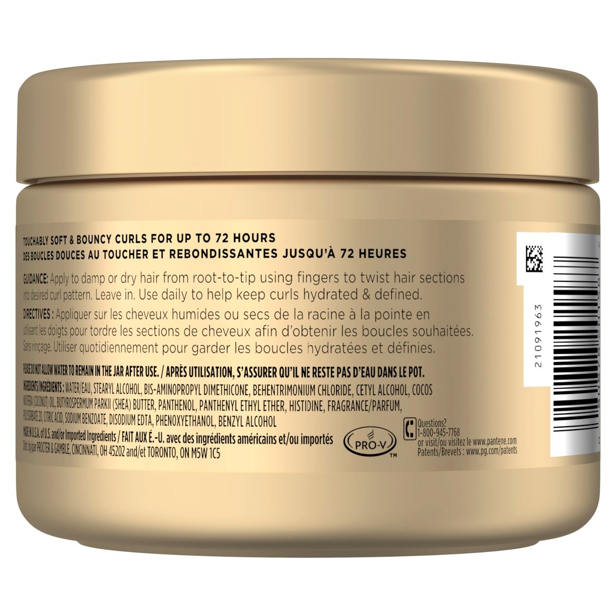 Pantene Miracle Rescue Curl Define & Shine Leave-On Conditioner, 10.1 fl oz – Hydrating & Frizz Control for Curly Hair Avelisse