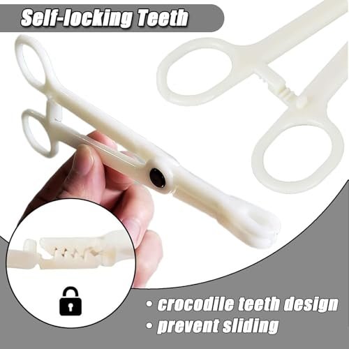 judero Piercing Kit 36-Piece - Professional Piercing Clamps, Forceps & Clean Tools for Ear, Nose & Body (12G-20G) - görsel 12