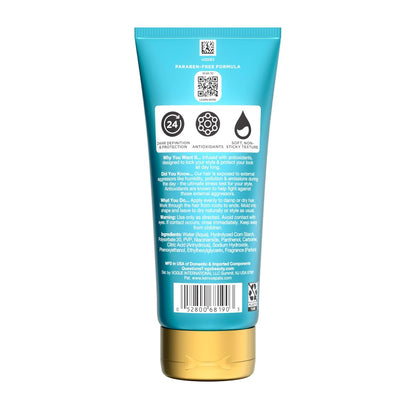 OGX Antioxidants + Touchable Hold Gel - Medium Hold Hair Styling Gel for 24 Hour Definition & Frizz Control, Anti-Humidity, Soft Non-Sticky Texture, Paraben-Free, 6 fl. oz