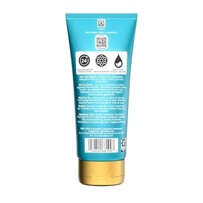 OGX Antioxidants + Touchable Hold Gel - Medium Hold Hair Styling Gel for 24 Hour Definition & Frizz Control, Anti-Humidity, Soft Non-Sticky Texture, Paraben-Free, 6 fl. oz