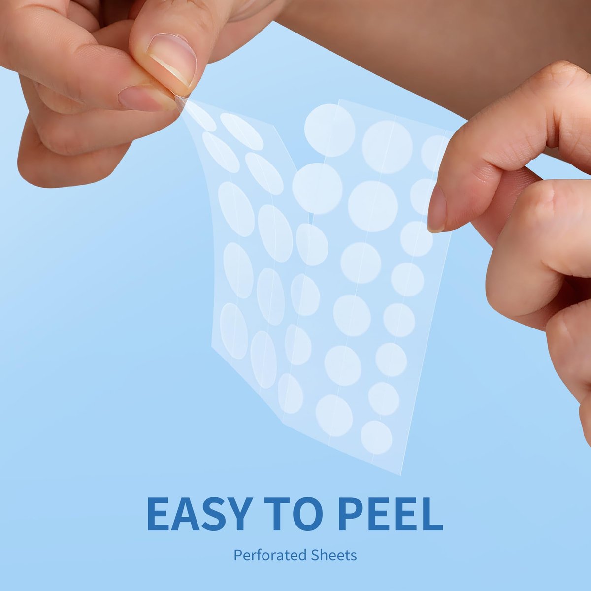 Daolyo Pimple Patches for Face - 510 Count Hydrocolloid Acne Patches with Salicylic Acid, Tea Tree Oil & Calendula Oil (8mm, 10mm, 12mm) - görsel 11