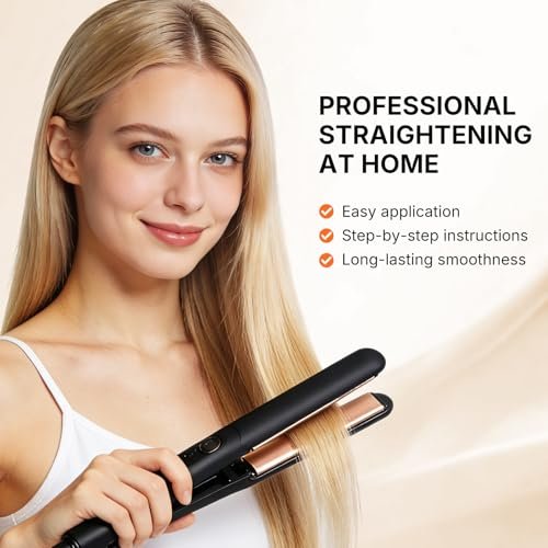 Karseell Maca Essence Repair Keratin Hair Treatment Straightening Kit – 12 Weeks Professional At-Home Straightening for Softer, Shinier Hair, All Hair Types Avelisse