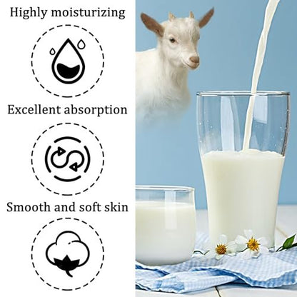 Goat Milk Body Wash - Gentle Silk Soft Foaming Milk Bath, Moisturizing Body Cleanser for All Skin Types Avelisse