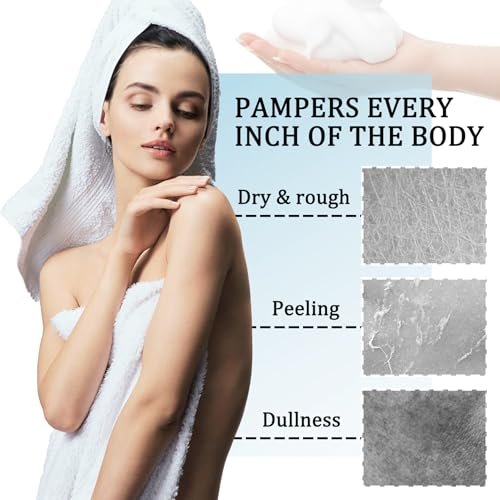 Goat Milk Body Wash - Gentle Silk Soft Foaming Milk Bath, Moisturizing Body Cleanser for All Skin Types Avelisse