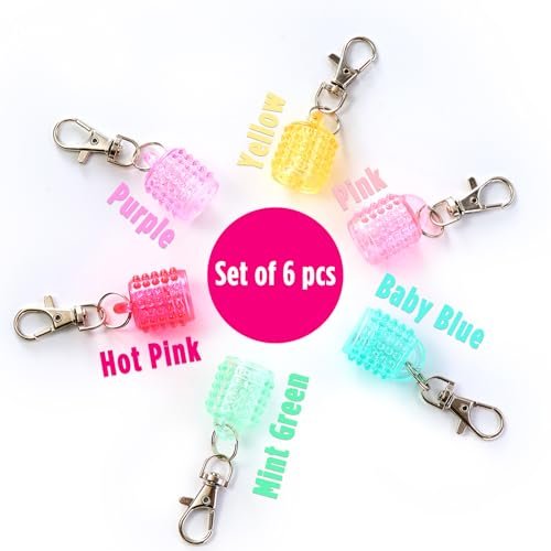 Lip Balm Keychain Cap for Laneige, Summer Friday, Glossier – Replacement Stopper Spill-Proof Holder for Lanyard or Bag - görsel 10