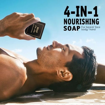 Self Care Gift Set for Men - Cedar & Santal Scented Bath and Body Spa Gift Basket by BODY & EARTH