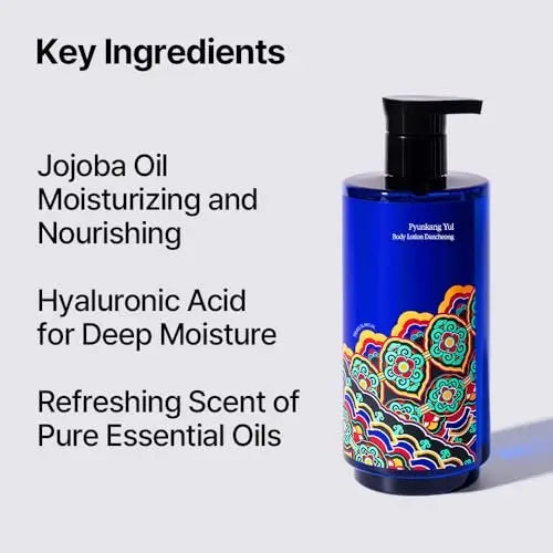 Pyunkang Yul PKY Dancheong Intensive Moisture Body Lotion for Dry & Sensitive Skin, Long-Lasting Hydration with Essential Oils, Korean Skincare (350 ml / 11.83 Fl. Oz) Avelisse