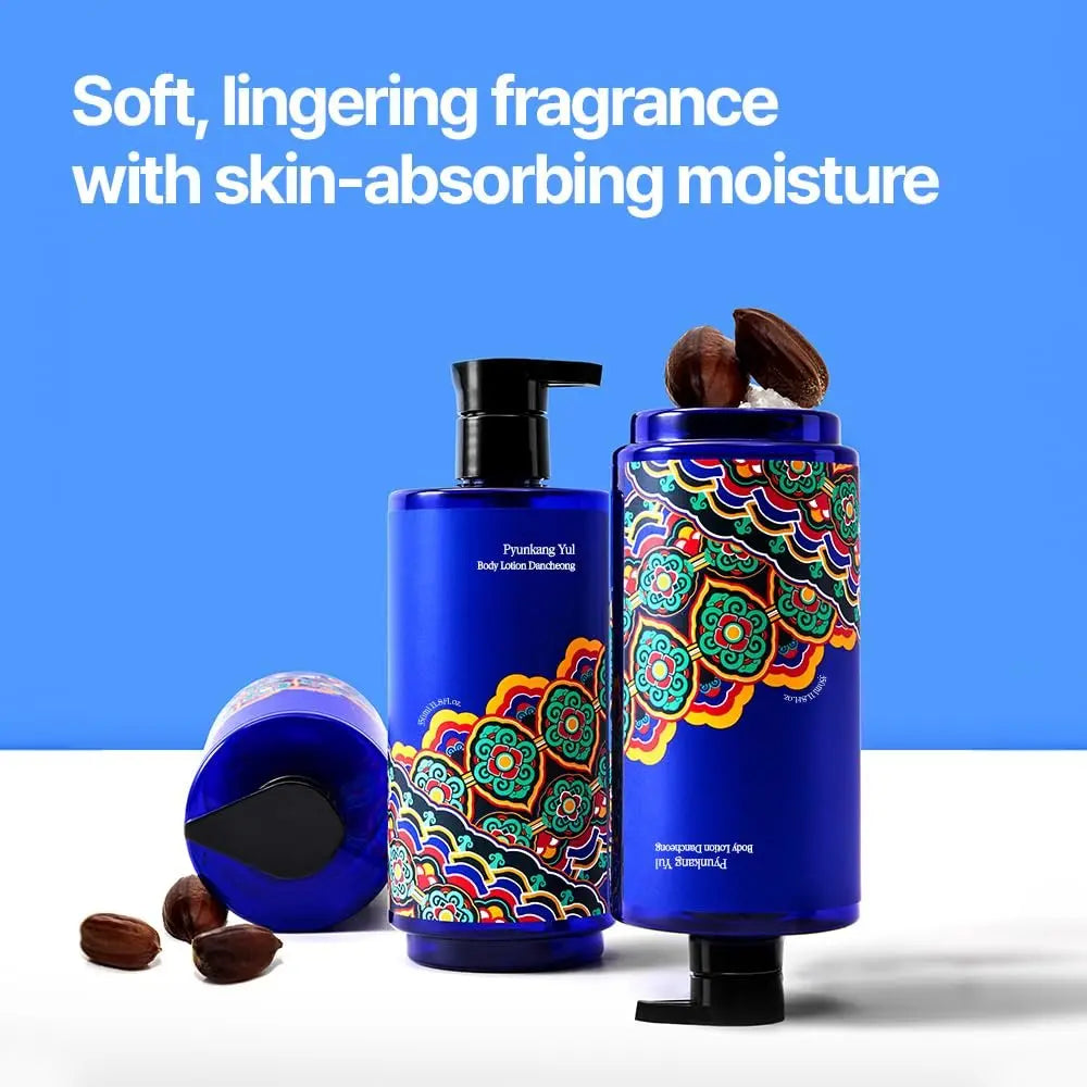 Pyunkang Yul PKY Dancheong Intensive Moisture Body Lotion for Dry & Sensitive Skin, Long-Lasting Hydration with Essential Oils, Korean Skincare (350 ml / 11.83 Fl. Oz) Avelisse
