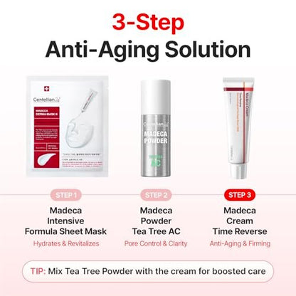 CENTELLIAN 24 Madeca Cream Time Reverse – Advanced Fast-Absorbing & Nourishing Face Moisturizer with Centella Asiatica, 1.69 fl oz (Pack of 2) Avelisse