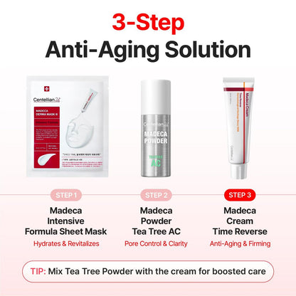 CENTELLIAN 24 Madeca Cream Time Reverse – Advanced Fast-Absorbing & Nourishing Face Moisturizer with Centella Asiatica, 1.69 fl oz (Pack of 2) Avelisse