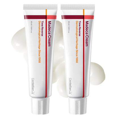 CENTELLIAN 24 Madeca Cream Time Reverse – Advanced Fast-Absorbing & Nourishing Face Moisturizer with Centella Asiatica, 1.69 fl oz (Pack of 2) Avelisse
