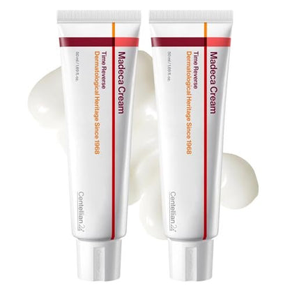 CENTELLIAN 24 Madeca Cream Time Reverse – Advanced Fast-Absorbing & Nourishing Face Moisturizer with Centella Asiatica, 1.69 fl oz (Pack of 2) Avelisse