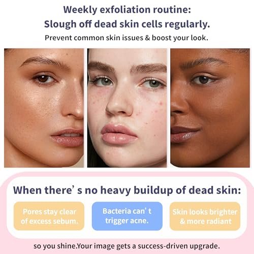 Quarxery Gentle Exfoliating Gel - Sensitive Skin Face & Body Cleanser with Natural Witch Hazel & Aloe - Deep Pore Cleansing, 1.76 Fl Oz Avelisse