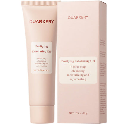 Quarxery Gentle Exfoliating Gel - Sensitive Skin Face & Body Cleanser with Natural Witch Hazel & Aloe - Deep Pore Cleansing, 1.76 Fl Oz Avelisse