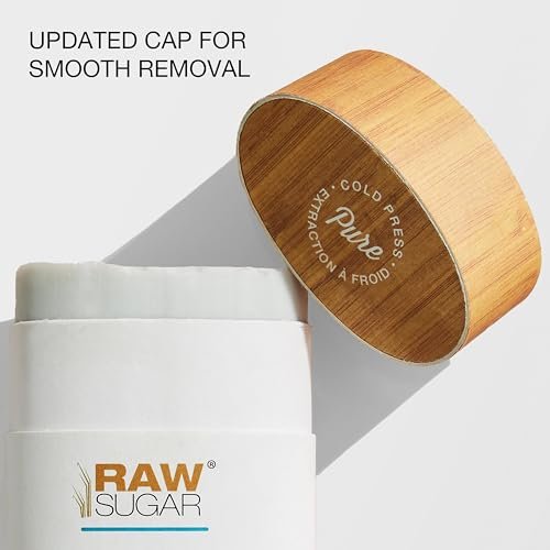 RAW SUGAR Simply Deo Deodorant Stick, Vanilla Bean + Charcoal, 2.7 oz, Aluminum-Free, Baking Soda-Free, Whole Body Deodorant for Women & Men - görsel 10