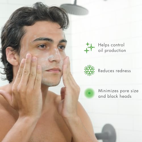 Tiege Hanley Salicylic Acid Cleanser for Men – Gentle Deep-Cleansing Face Wash for Acne-Prone Skin, 2.5 FL Oz - görsel 10