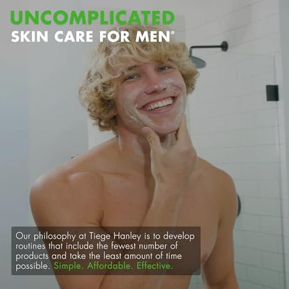 Tiege Hanley Salicylic Acid Cleanser for Men – Gentle Deep-Cleansing Face Wash for Acne-Prone Skin, 2.5 FL Oz
