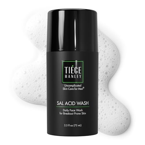 Tiege Hanley Salicylic Acid Cleanser for Men – Gentle Deep-Cleansing Face Wash for Acne-Prone Skin, 2.5 FL Oz - görsel 2