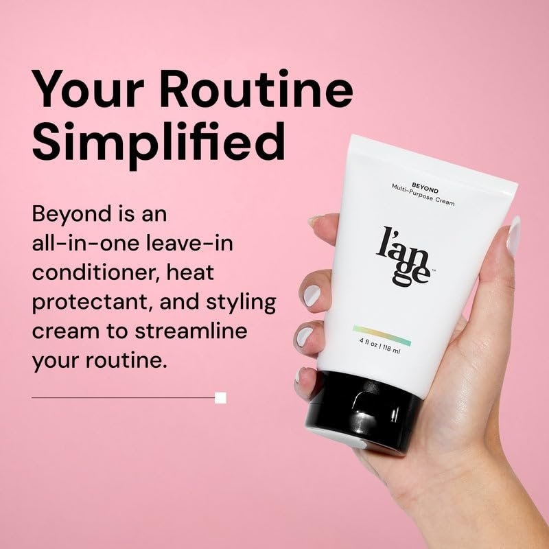 L'ANGE HAIR Beyond Leave in Conditioner, Heat Protectant & Styling Cream – Hydrates, Reduces Frizz, Adds Volume & Shine, 4 fl oz Avelisse