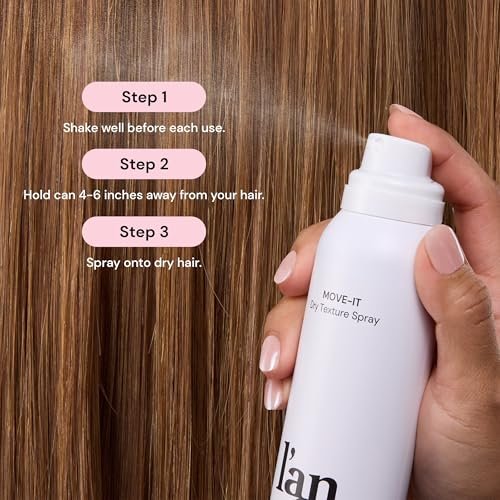 L'ANGE HAIR Move-It Super Dry Texture Spray - Oil Absorbing & Volumizing Texturizing Spray for Women, 5.3 oz - görsel 9