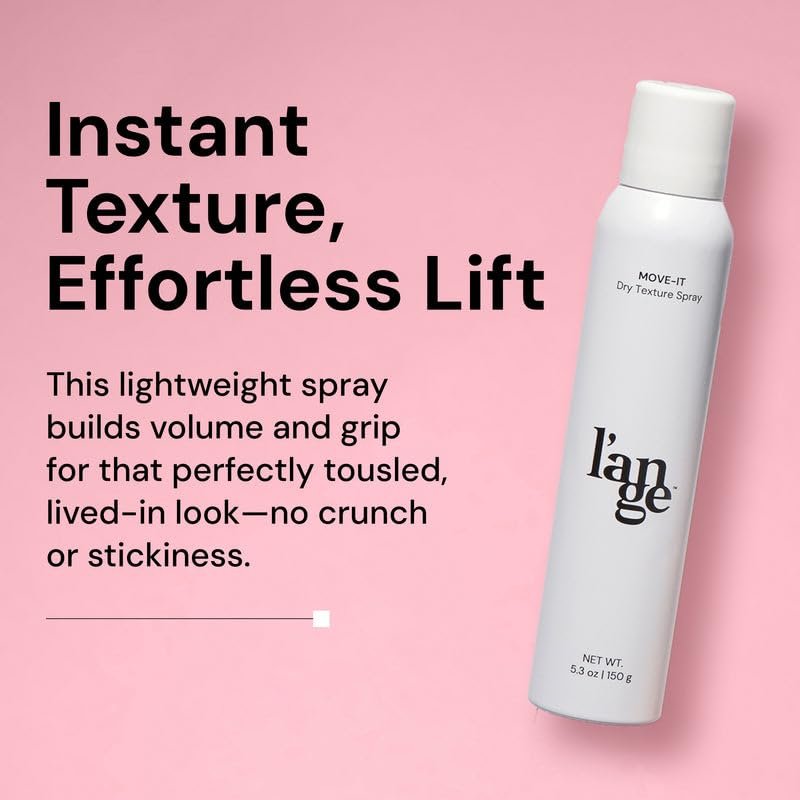 L'ANGE HAIR Move-It Super Dry Texture Spray - Oil Absorbing & Volumizing Texturizing Spray for Women, 5.3 oz - görsel 3