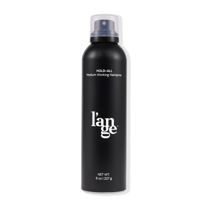 L'ANGE HAIR Hold-All Medium Working Hairspray – Brushable, Flexible Hold, Humidity Resistant & UV Protection, 8 oz Avelisse