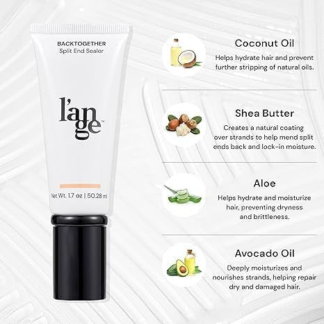 L'ANGE HAIR Backtogether Split End Sealer - Leave-In Conditioner for Breakage Repair & Frizz Control, Hydrating Lightweight Split Ends Treatment, 1.7 oz Avelisse