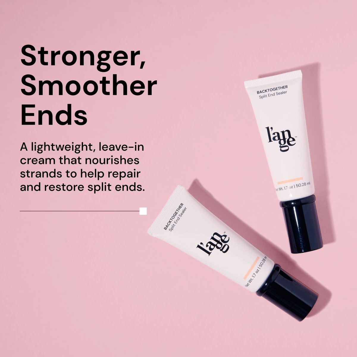 L'ANGE HAIR Backtogether Split End Sealer - Leave-In Conditioner for Breakage Repair & Frizz Control, Hydrating Lightweight Split Ends Treatment, 1.7 oz Avelisse