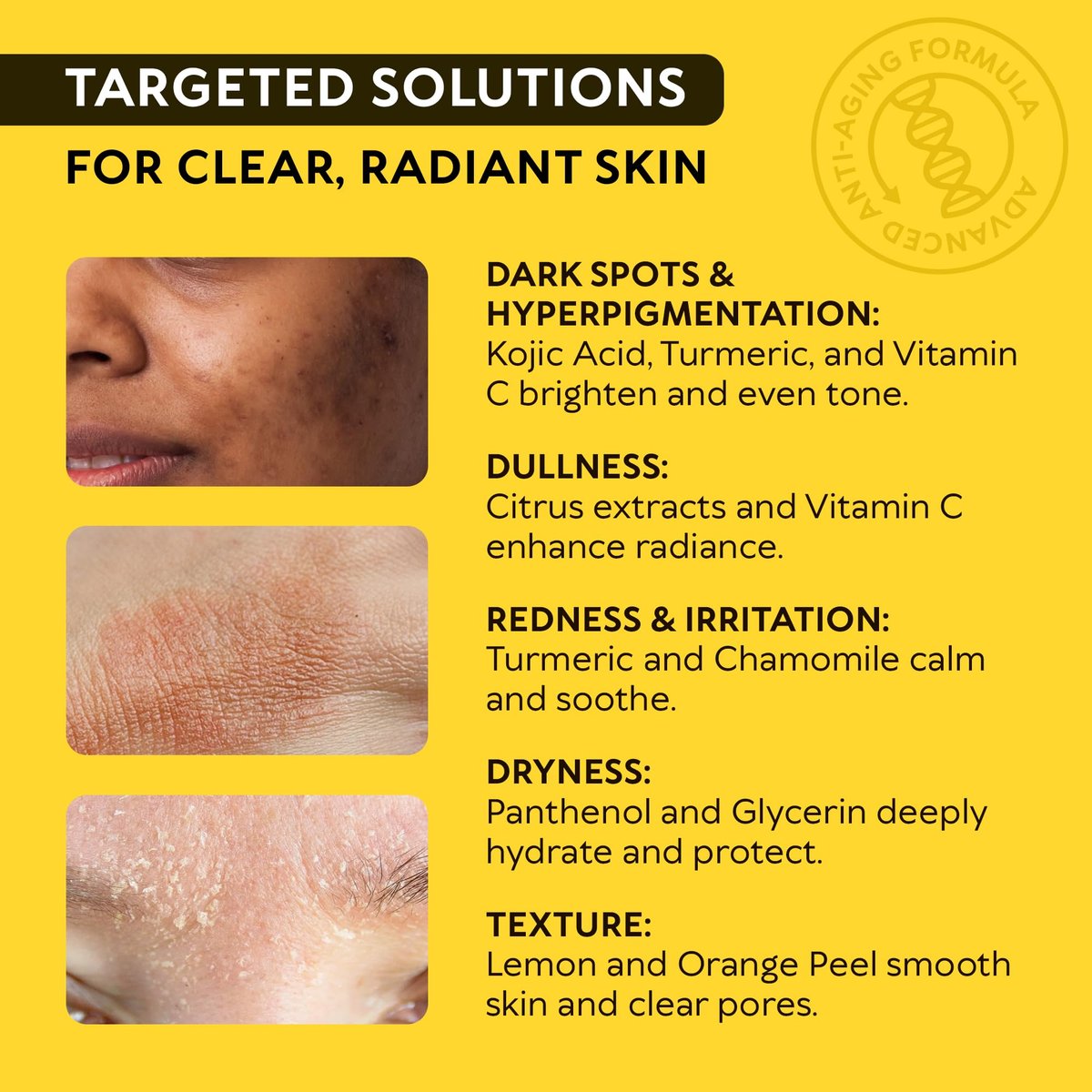 Turmeric Kojic Acid Cleansing Pads for Face - Exfoliating Sponges with Vitamin C & Lemon - Foaming Facial Wash for Glowing Skin & Uneven Tone Support - Gentle Daily Scrub - görsel 11