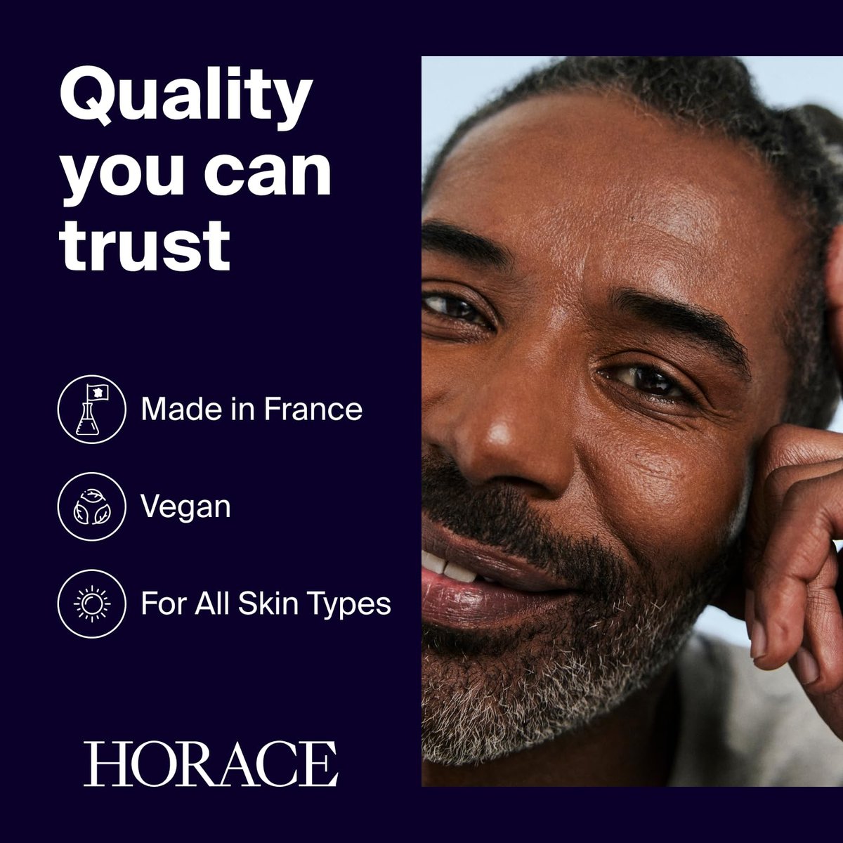 HORACE Healthy Glow Fluid for Men – Tinted Fluid Cream – Universal Shade – 97% Organic & Natural – 30 ml - görsel 9