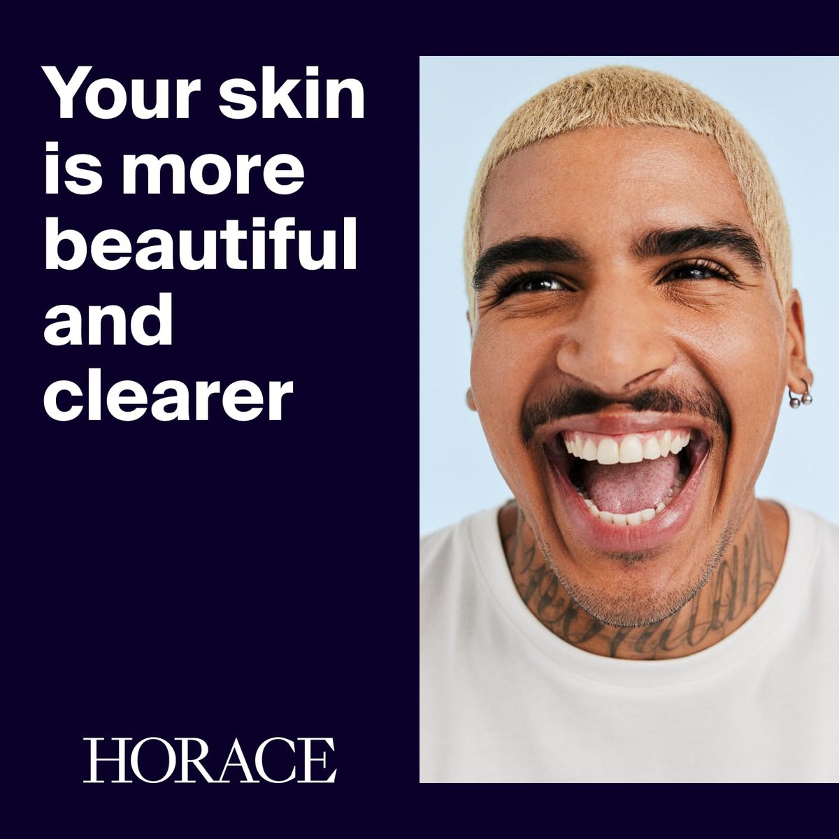 HORACE Healthy Glow Fluid for Men – Tinted Fluid Cream – Universal Shade – 97% Organic & Natural – 30 ml - görsel 3