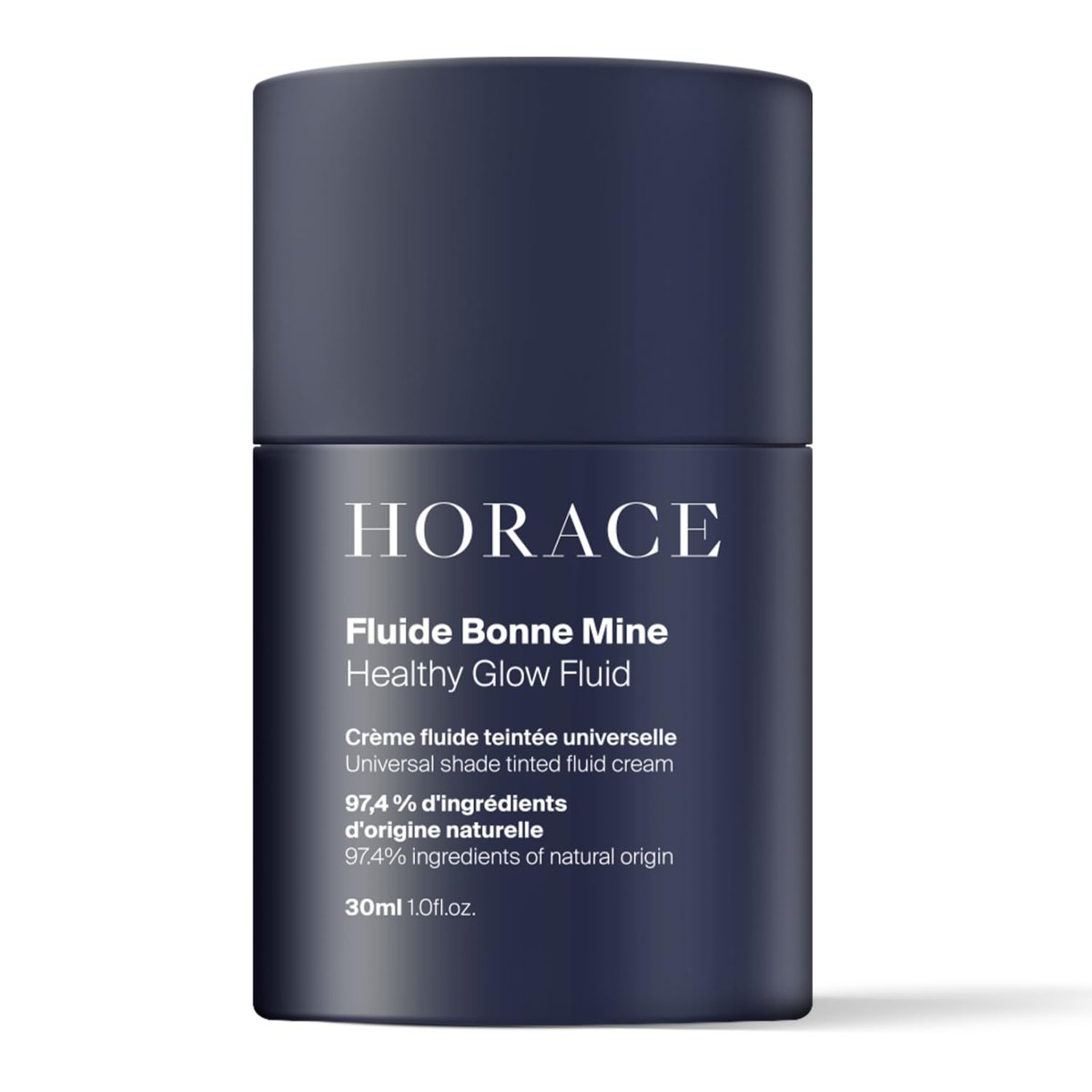 HORACE Healthy Glow Fluid for Men – Tinted Fluid Cream – Universal Shade – 97% Organic & Natural – 30 ml - görsel 1