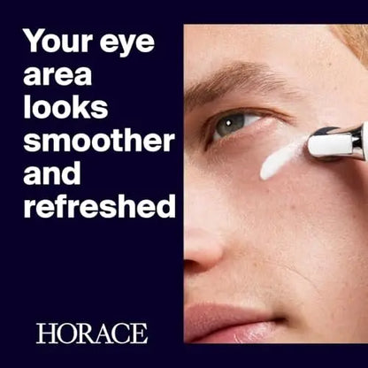 HORACE Under-Eye Moisturizer for Men – Anti-Fatigue Eye Cream to Reduce Dark Circles and Puffiness – Hydrating & Smoothing Formula – Unscented, 15ml Avelisse