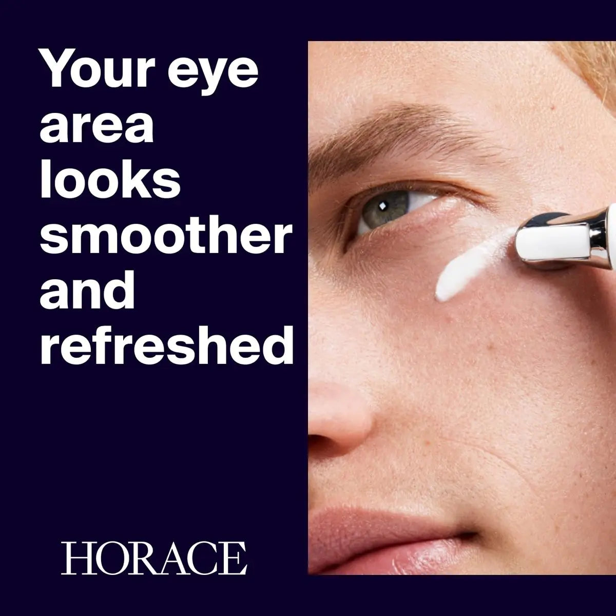 HORACE Under-Eye Moisturizer for Men – Anti-Fatigue Eye Cream to Reduce Dark Circles and Puffiness – Hydrating & Smoothing Formula – Unscented, 15ml Avelisse