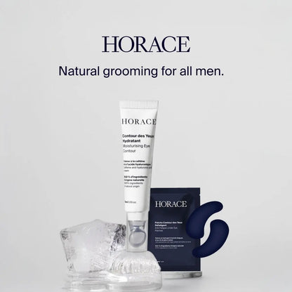 HORACE Under-Eye Moisturizer for Men – Anti-Fatigue Eye Cream to Reduce Dark Circles and Puffiness – Hydrating & Smoothing Formula – Unscented, 15ml Avelisse