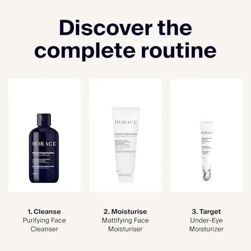 HORACE Under-Eye Moisturizer for Men – Anti-Fatigue Eye Cream to Reduce Dark Circles and Puffiness – Hydrating & Smoothing Formula – Unscented, 15ml Avelisse